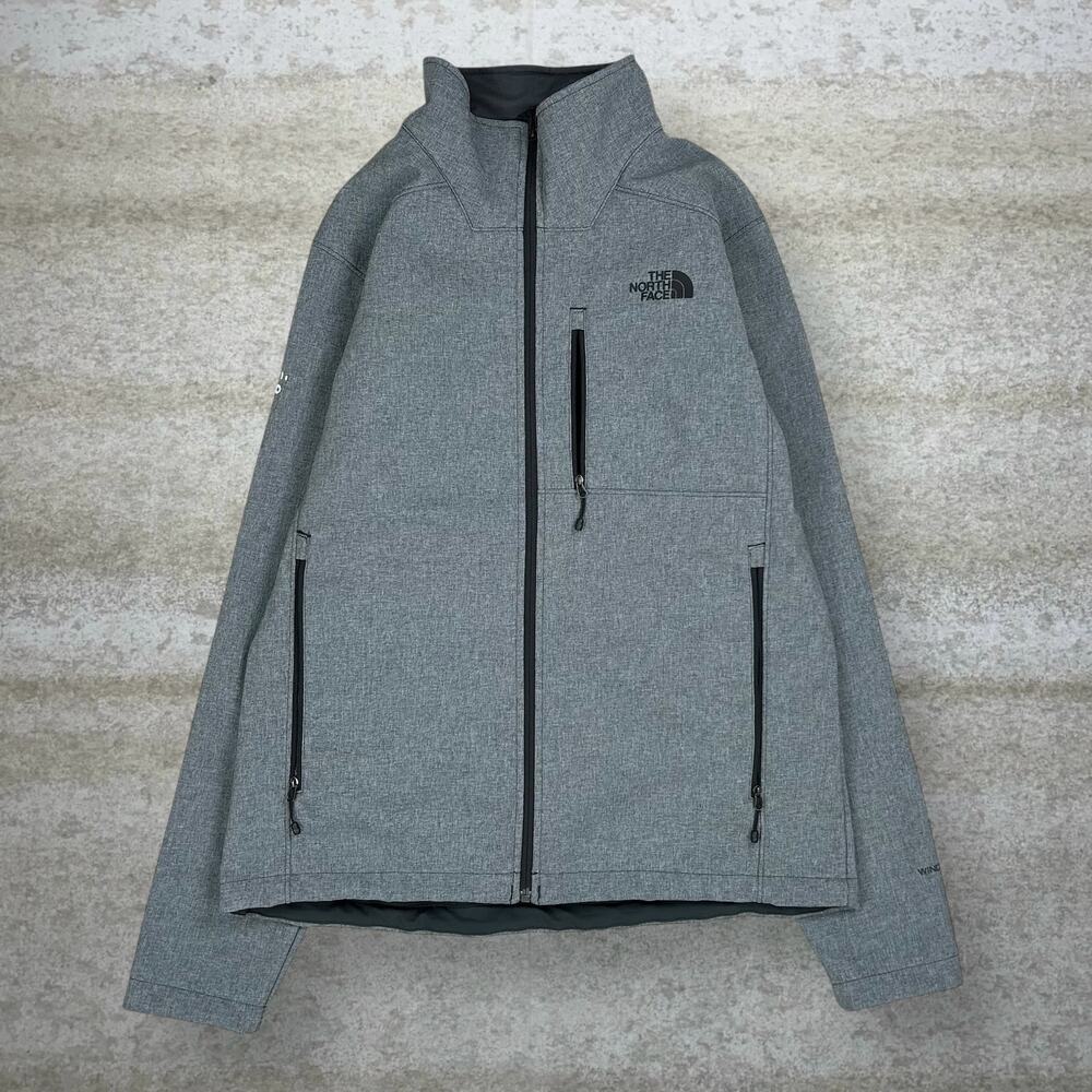 Vintage Y2K The North Face Windbreaker Jacket Mens M Grey Wind Wall Full Zip
